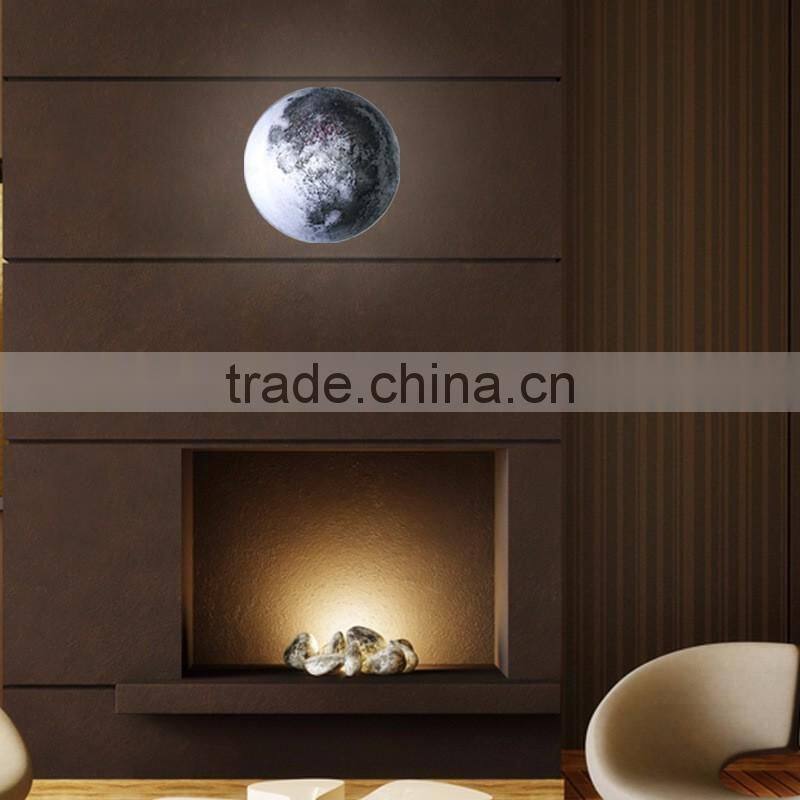 New Arrival Emulational Moon Wall Lamp, Colorful Variable Night Lamp Could Be Remote Control