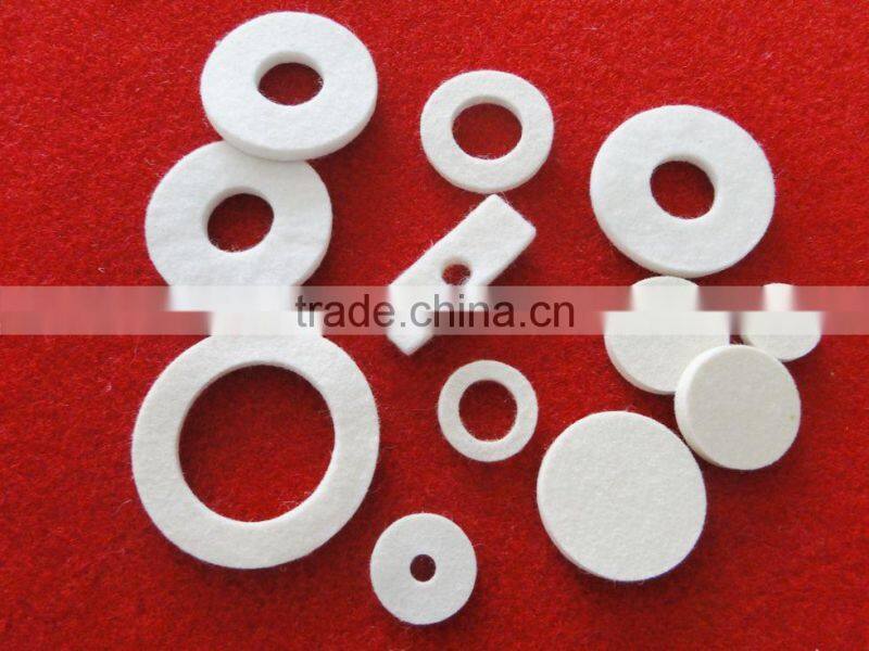 100% wool pad with hole or not