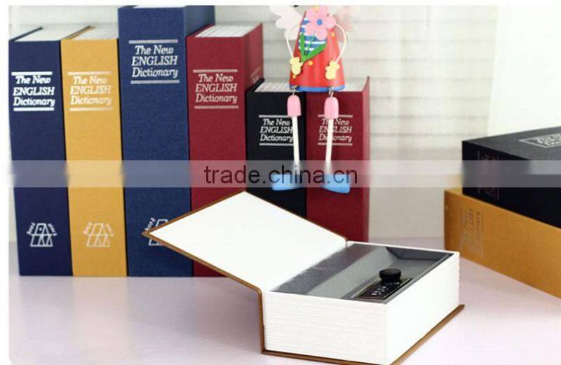 secret lock book fake book safe box