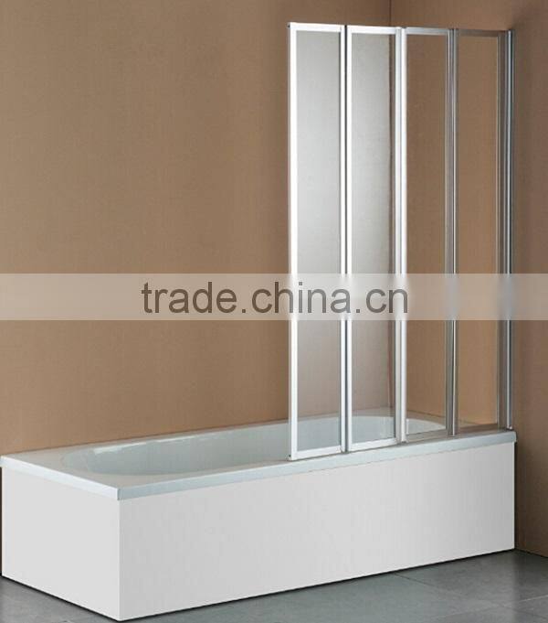 Aluminum Frame Bathroom Folding Bath Screen