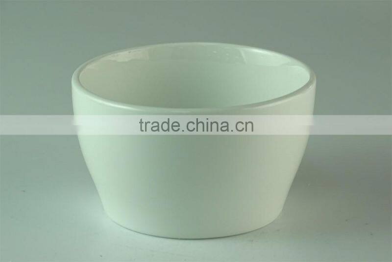 Made In China White Ceramic Rice&Salad Bowl