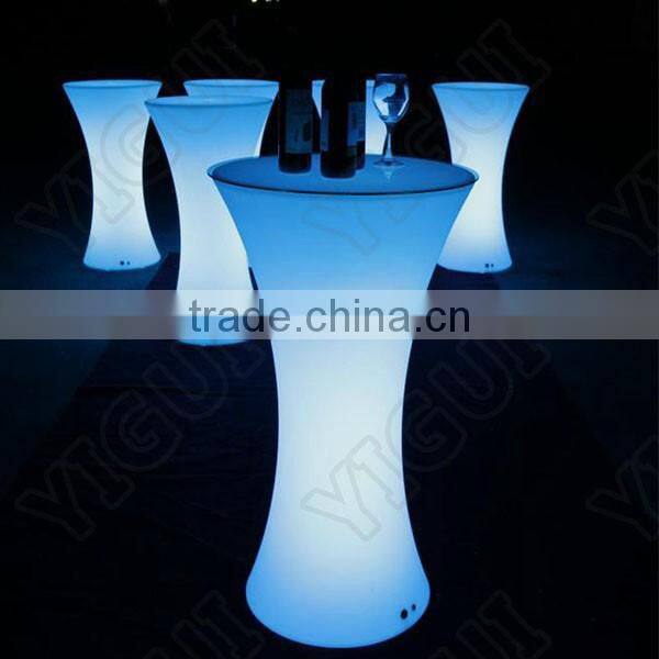for the party discount colour change bar counter table /cheap bar counter tables