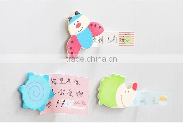 2015 factorymade double fish shape Wooden wall stickers