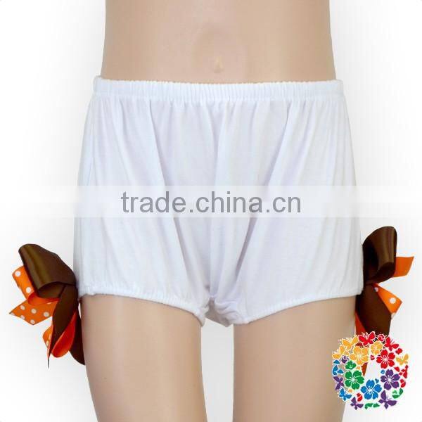 Chinese Manufacturer Baby Girls Holiday Gift Turkey Bloomers Diaper Cover Thanksgiving bloomers