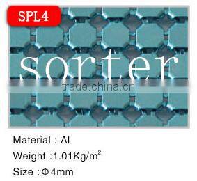 Metallic screen fabric