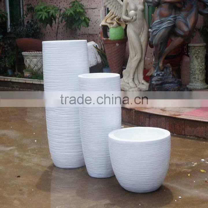 Customized made fiberglass flowerpot