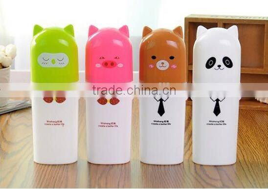 wholesale portable cartoon travel toothbrush case toothbrush box toothpaste box mouthwash bottle
