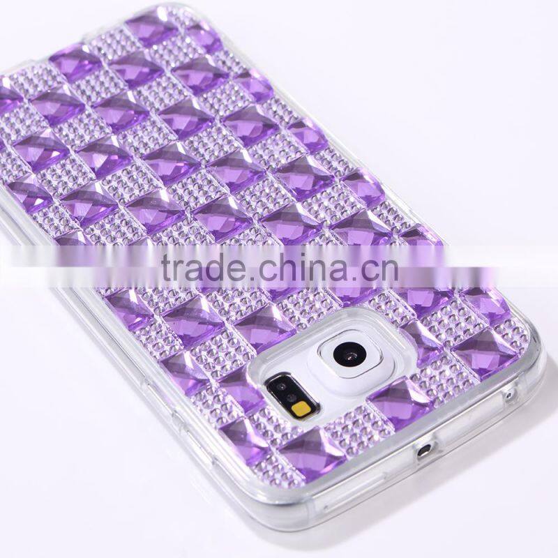New products diamond phone case for Samsung s6/s6 edge