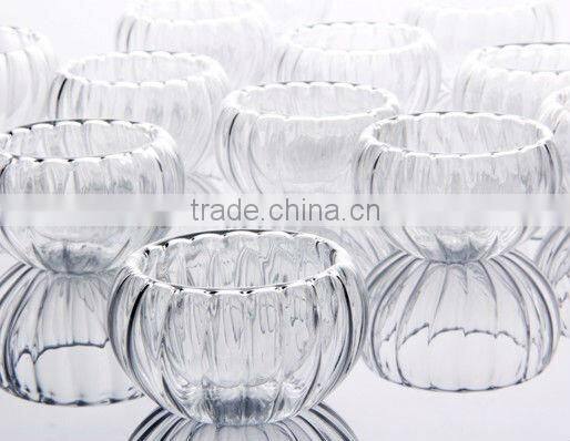 Glassware Double wall glass cups