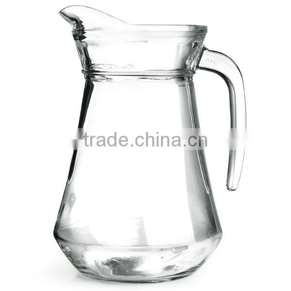 High quality glass coffee pot glass tea jug fusing glass hot pot with handle