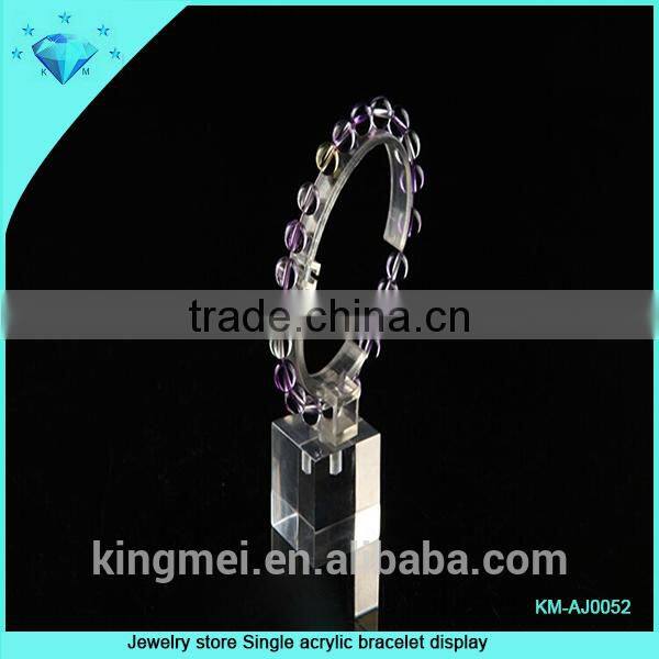 Hot sale white acrylic bracelet display table for shop or exhibition