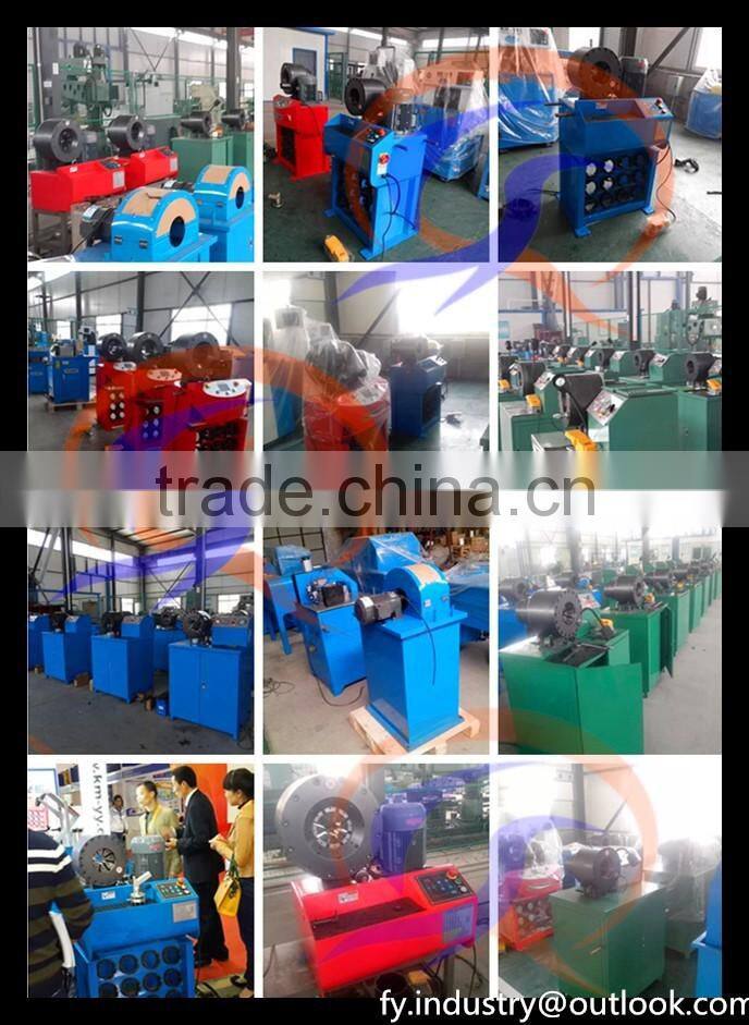 FY91H 1/8" to 2" 4SP electric machine hydraulic hose pressing machine