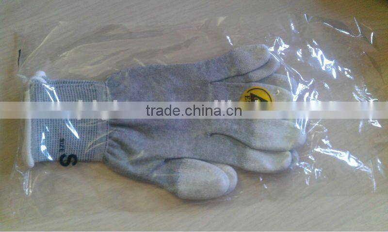 PU Finger Tip Coated Glove , Work Glove , PU Glove