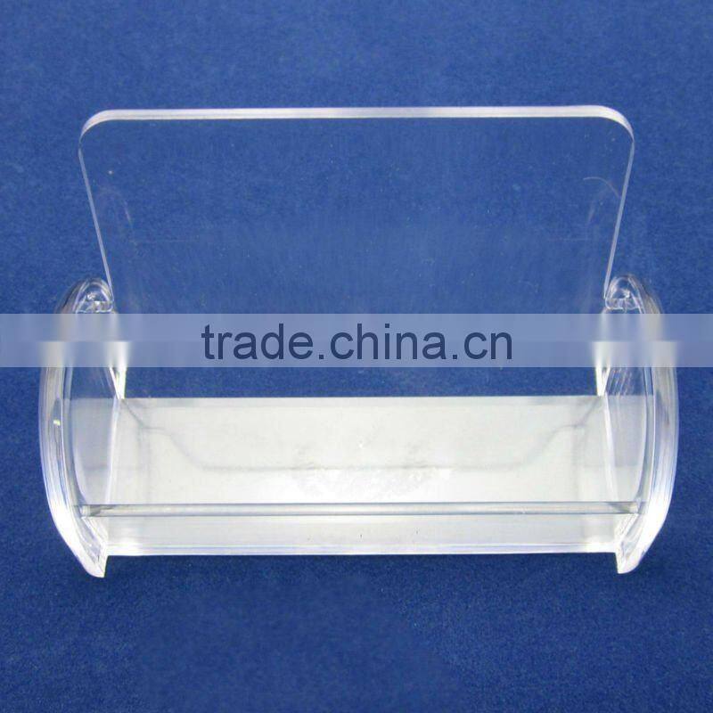 High quality transparent clear square plastic desktop organizer