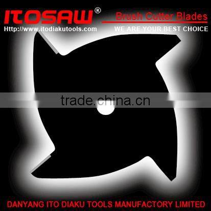 ITO-B-12 Grass Cutter blade for the Mower, SK-5 material 4T with tooth size from 230mm to 600mm, thickness from 1.0mm to 3.0mm
