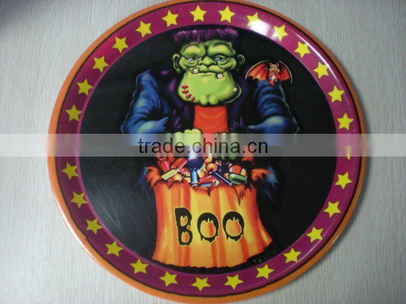 Halloween cheap plastic charger plates