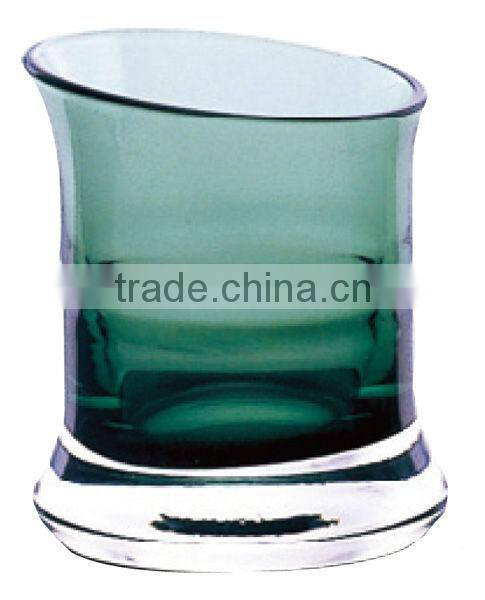 Blue Bamboo Sake Cup Guinomi