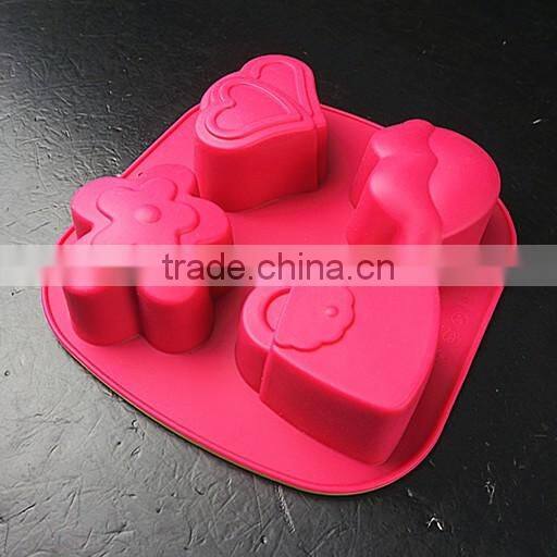 11037 Different Design Lips Shape Silicone Cake Mold