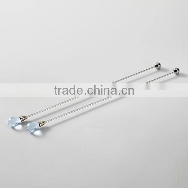 Hot Sale Crystal Coffee Stirrer Stainless Steel Coffee Whisk Coffee Frother Stirrer