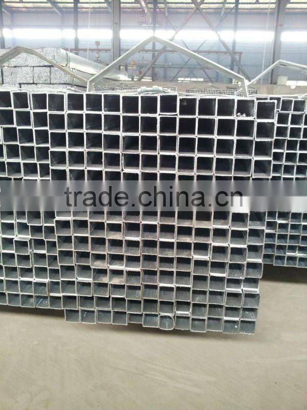 pre galvanised square tubes(manufacturer)