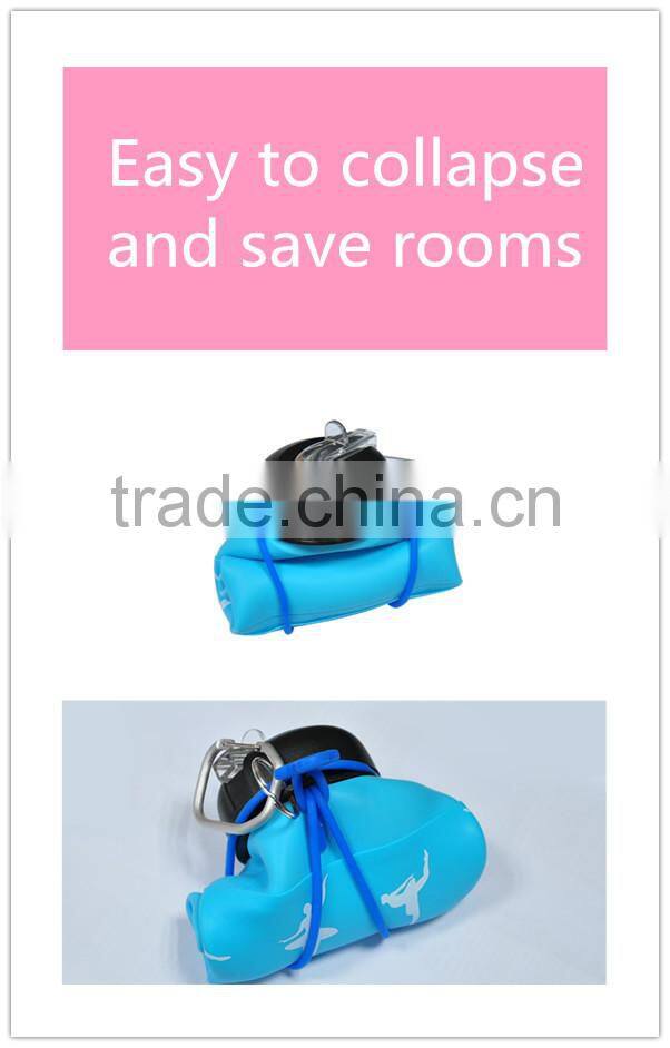 Small manufacturing ideas silicone folding water bottle
