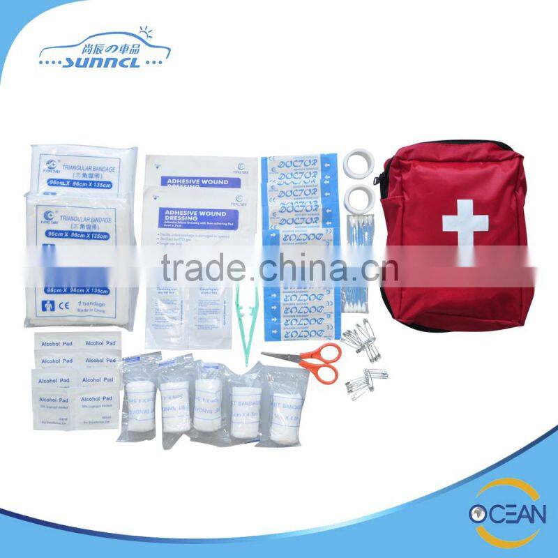 Wholesale factory private label medical small pocket military mini travel car first aid kit