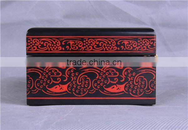 Red chinese lacquer Jewelry boxes/chinese style/eastern design/Home Decoration