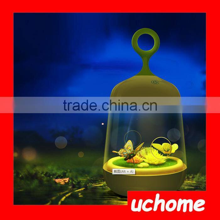 UCHOME 2017 hot new products Led Light Music Box, USB Rechargeable Kids Led Night Light For Beside