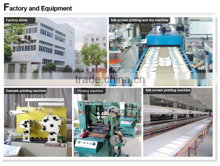 China Factory Custom Clothing Printed Care Labels