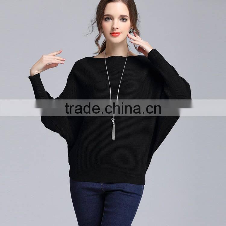 2017 Winter Women Knitted Wool Sweater Design For Girl Winter pullover Sweater