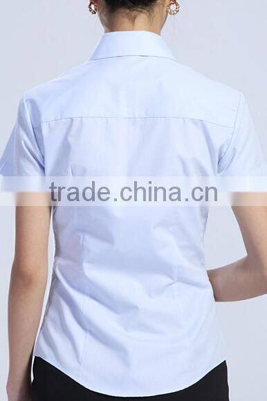 Women Dress Shirt Office Uniform Ladies Shirt short sleeve shirts