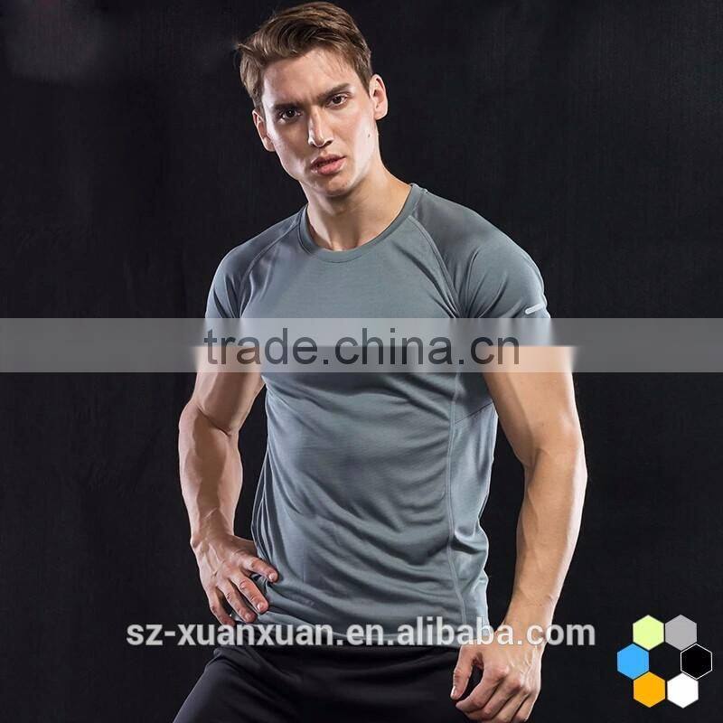 custom cotton fit running t-shirt with short sleeve