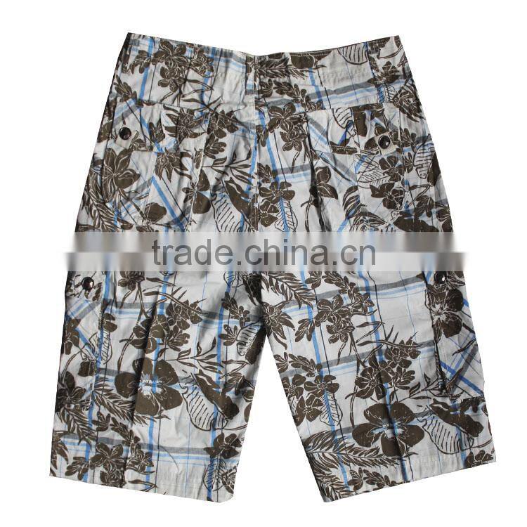 GZY Summer cheap stylish hawaiian style stock beach short