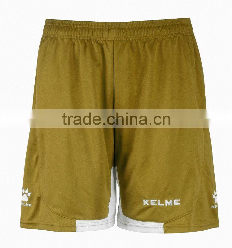 men's polyester simple cheap soccer shorts