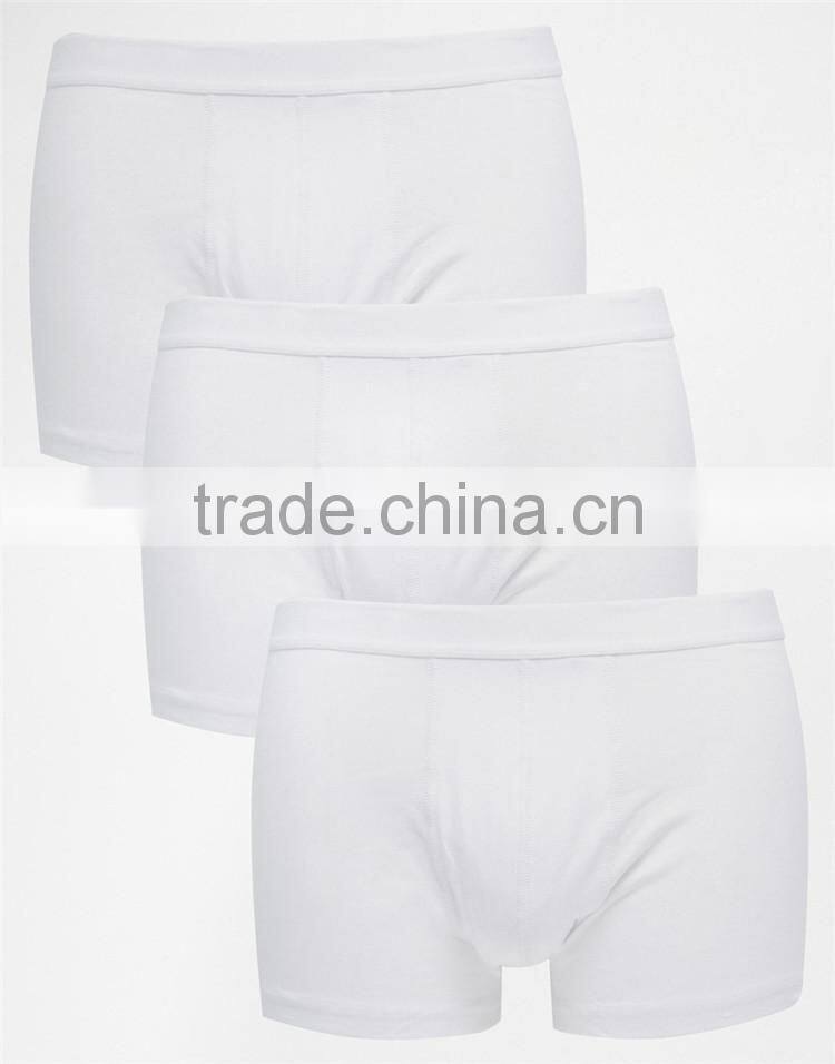 Plain white seamless mens briefs made in china