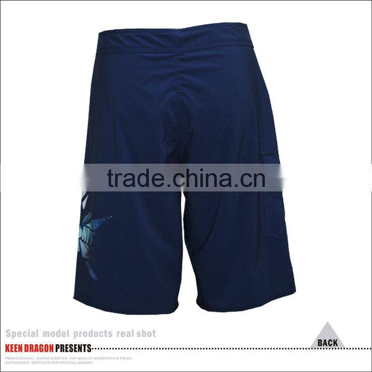 Men's custom photo print board shorts with sublimation surfing pictures