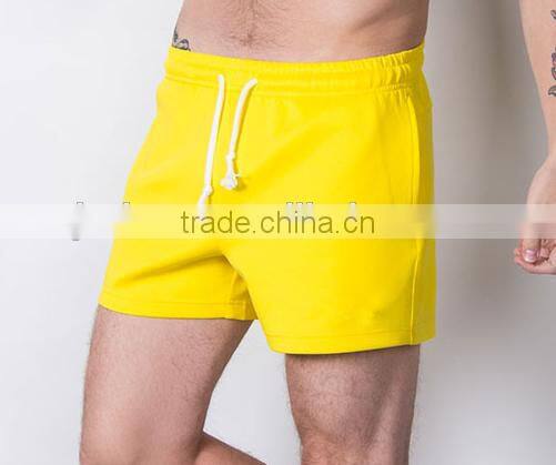 china wholesale hot-selling custom polyester/cotton gym shorts for men