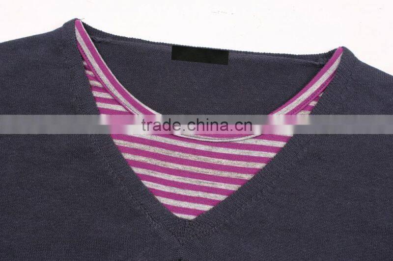 New Fashion Design Rhinestone Crewneck Sweater