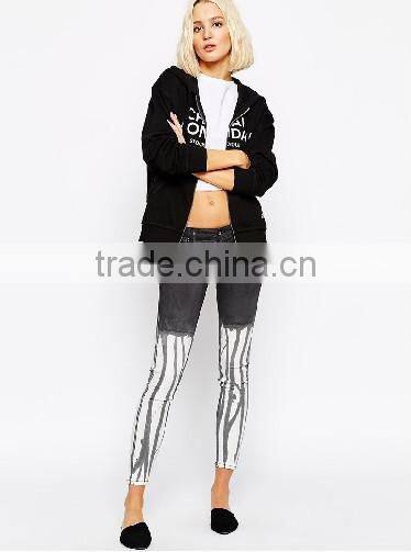 Cheap Printed Logo women fleece jacket 2015