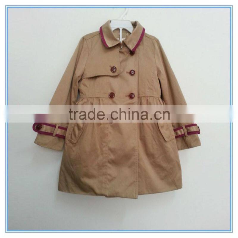 Newest Design Children Girls Autumn and Winter Coat, Children Outwear Coats, Kids Clothing, Long Coat for Children Grils