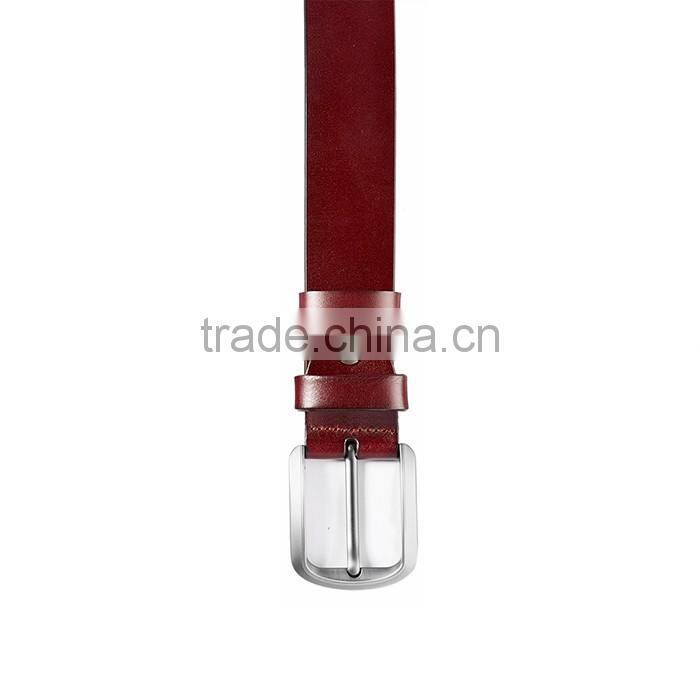 China supplier manufacturer genuine leather belt comfort click belt