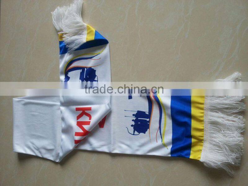 fan satin soccer scarf