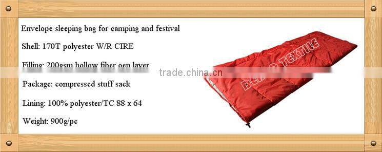 Classic enveloped sleeping bag