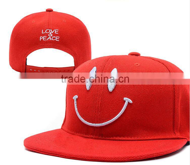 Embroidery pattern baby flat brim cap custom flat brim cap size