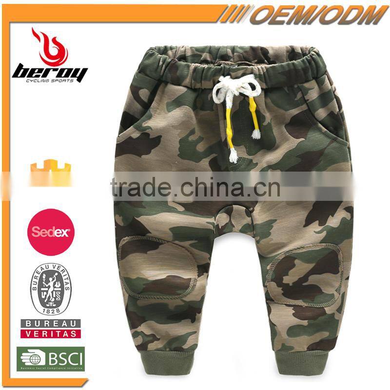 Beroy Wholesale Custom Camo Kids Harem Pants for Boys Girls