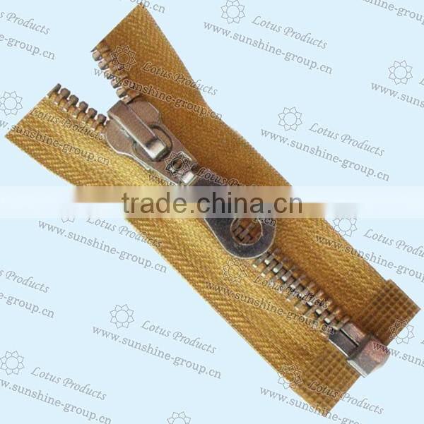 Wholesale High Quality 5# Custom Metal Zipper for Cloth 004