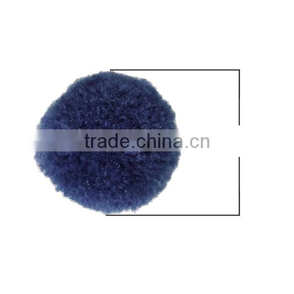 Polyamide Nylon Pom Pom Balls DIY Craft Decoration Deep Blue Round 25mm Dia.