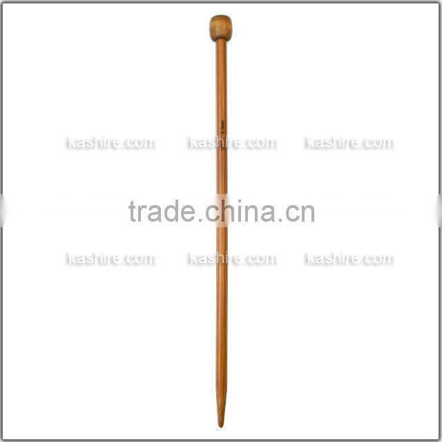 15sz 9" Carbonized Single Pointed bamboo knitting needles
