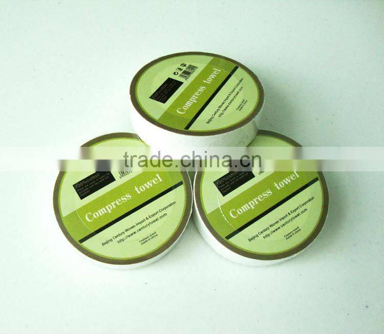 Compressed Towel Magic Towel with cotton material Beijing