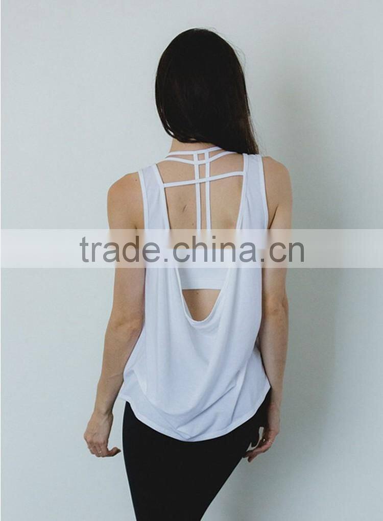 women's sexyc backless vest summer sports tank top casual blouse